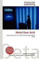 Metal Gear Acid edito da Betascript Publishing