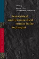 Text-Critical and Hermeneutical Studies in the Septuagint edito da BRILL ACADEMIC PUB