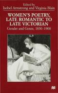 Women's Poetry, Late Romantic to Late Victorian edito da Palgrave Macmillan