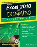 Excel 2010 Elearning Kit For Dummies di Faithe Wempen edito da John Wiley & Sons Inc