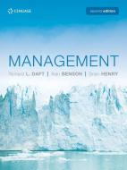 Management International Edition di Alan Benson, Richard Daft edito da Cengage Learning Emea