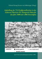 Aufstellung der 714 Großgrundbesitzer in der Gubernie Plock des III. Königreich Polen für das Jahr 1909 mit 1.096 Ortsch di Edward Georg Gustav von Schlesinger (Hrsg. edito da Books on Demand