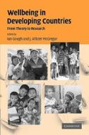 Wellbeing in Developing Countries edito da Cambridge University Press