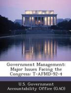 Government Management edito da Bibliogov