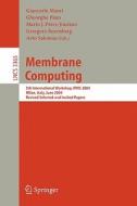 Membrane Computing edito da Springer Berlin Heidelberg