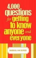 4,000 Questions di Barbara Ann Kipfer edito da Random House Usa Inc
