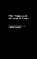 Policy Change & Discourse in Europe edito da Taylor & Francis Ltd