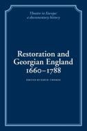 Restoration and Georgian England 1660-1788 edito da Cambridge University Press