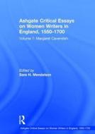 Ashgate Critical Essays on Women Writers in England, 1550-1700 di Sara H. Mendelson edito da Routledge