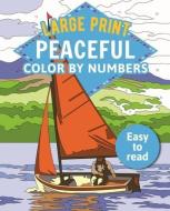 The Large Print Peaceful Color by Numbers Book di Arcturus Publishing edito da SIRIUS ENTERTAINMENT