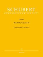 Lieder, Band 10 für tiefe Stimme di Franz Schubert edito da Baerenreiter-Verlag