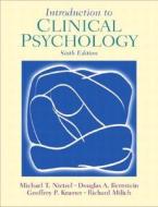 Introduction To Clinical Psychology di Michael T. Nietzel, Douglas A. Bernstein, Geoffrey P. Kramer, Richard Milich edito da Pearson Education