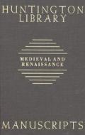 Guide To Medieval And Renaissance Manuscripts In The Huntington Library di C.W. Dutschke, R.H. Rouse edito da Huntington Library Press,us