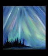 Northern Lights Blank Journal di Anna Hess edito da Raven Productions