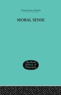 Moral Sense di James Bonar edito da Routledge