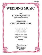 Wedding Music for String Quartet: Violin 1 edito da Hal Leonard Publishing Corporation