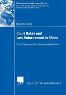 Court Delay and Law Enforcement in China di Qing-Yun Jiang edito da Deutscher Universitätsverlag