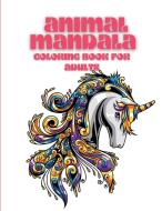 Animal Mandala Coloring Book for Adults di Davina Clifford edito da Davina Danvers
