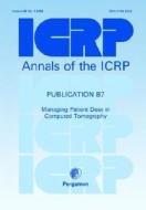 ICRP Publication 87 di ICRP edito da Elsevier Health Sciences
