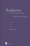 Andrews on Civil Processes - volume 1 di Neil Andrews edito da Intersentia