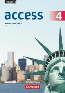 English G Access  Band 4: 8. Schuljahr - Allgemeine Ausgabe - Wordmaster mit Lösungen di Jon Wright edito da Cornelsen Verlag GmbH