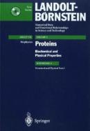 Biochemical and Physical Properties: Structural and Physical Data I edito da Springer