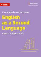 Lower Secondary English As A Second Language Student's Book: Stage 7 di Nick Coates edito da Harpercollins Publishers