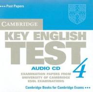 Cambridge Key English Test 4 Audio Cd di Cambridge ESOL edito da Cambridge University Press