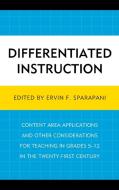 Differentiated Instruction edito da University Press of America