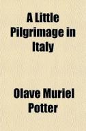 A Little Pilgrimage In Italy di Olave Muriel Potter edito da General Books