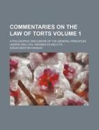 Commentaries On The Law Of Torts Volume di Edgar Benton Kinkead edito da Rarebooksclub.com