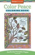 Color Peace Coloring Book: Perfectly Portable Pages di Joanne Fink edito da DESIGN ORIGINALS