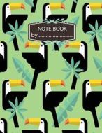 Notebook by: Hornbill on the Cover of the Green Notebook Journal Diary, 110 Lined Pages, Extra Large 8.5" X 11" di F. Raibow edito da Createspace Independent Publishing Platform