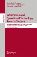Information and Operational Technology Security Systems edito da Springer-Verlag GmbH