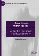 Is Basic Income Within Reach? di Wayne Simpson edito da Springer International Publishing