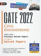 GATE 2022 CIVIL ENGINEERING - 31 YEARS T di G.K. PUBLICATIONS P edito da LIGHTNING SOURCE UK LTD