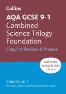 Grade 9-1 GCSE Combined Science Trilogy Foundation AQA All-in-One Complete Revision and Practice (with free flashcard do di Collins GCSE edito da HarperCollins Publishers