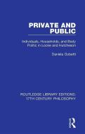 Private And Public di Daniela Gobetti edito da Taylor & Francis Ltd