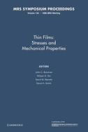 Thin Films: Volume 130 edito da Cambridge University Press
