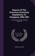 Reports Of The Princeton University Expeditions To Patagonia, 1896-1899 di John Bell Hatcher edito da Palala Press