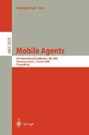 Mobile Agents di N. Suri, Niranjan Suri edito da Springer Berlin Heidelberg