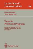 Types for Proofs and Programs edito da Springer Berlin Heidelberg