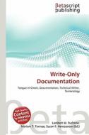 Write-Only Documentation edito da Betascript Publishing