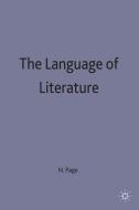 The Language of Literature di Norman Page edito da Macmillan Education UK