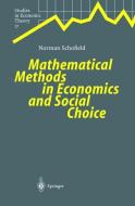 Mathematical Methods in Economics and Social Choice di Norman Schofield edito da Springer Berlin Heidelberg