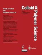 Trends in Colloid and Interface Science XI edito da Steinkopff