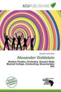 Alexander Goldstein edito da Acu Publishing