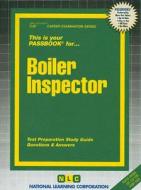 Boiler Inspector di National Learning Corporation edito da National Learning Corp