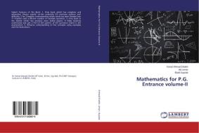 Mathematics for P.G. Entrance volume-II di Irshad Ahmad Sheikh, Ab Liman, Basit Auyoob edito da LAP Lambert Academic Publishing