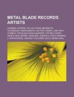Metal Blade Records Artists: Behemoth di Books Group edito da Books LLC, Wiki Series